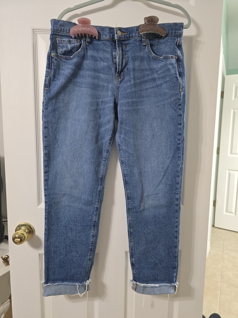Old Navy Boyfriend Jeans in Medium Blue Wash